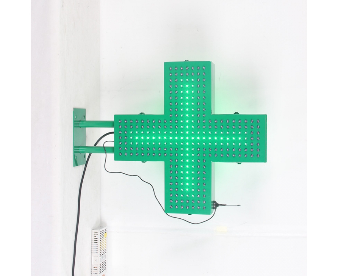 Simple LED Pharmacy cross 48x48cm 60x60cm 80x80cm