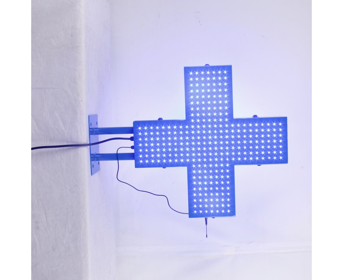 Simple LED Pharmacy cross 48x48cm 60x60cm 80x80cm