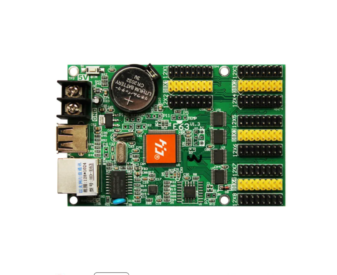 HD Network Port LED Control Card E62 | E63 | E64