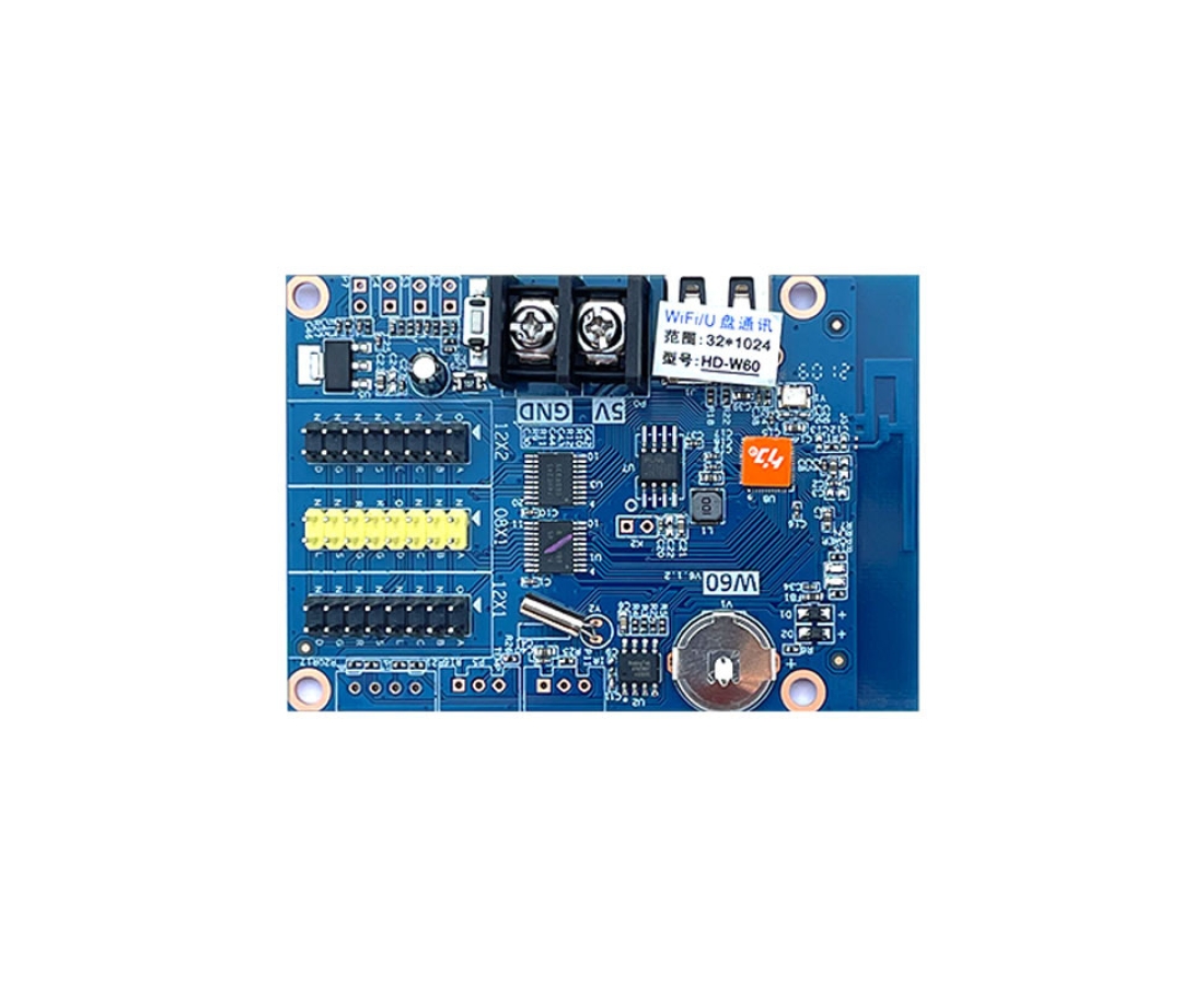 HD Monochrome Wi-Fi / USB LED control card W60 | W62 | W63 | W64A
