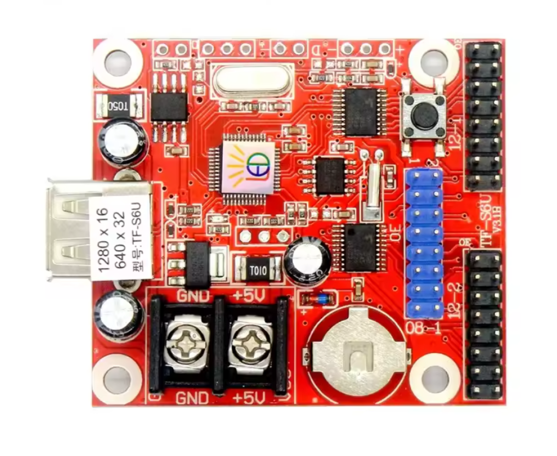 TF USB Series Single / Dual Color LED Control Card S6U | S6UR  | A6U| MU | C6UR | F6UR
