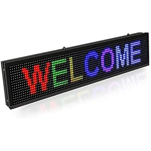 Scrolling LED Signs Full Color with P10 and New SMD Message Display Indoor use Programmable LED Sign for Business Store